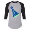 Unisex Three-Quarter Raglan Sleeve Baseball Jersey T-Shirt Thumbnail