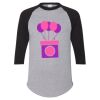 Unisex Three-Quarter Raglan Sleeve Baseball Jersey T-Shirt Thumbnail