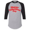Unisex Three-Quarter Raglan Sleeve Baseball Jersey T-Shirt Thumbnail