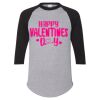 Unisex Three-Quarter Raglan Sleeve Baseball Jersey T-Shirt Thumbnail
