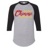 Unisex Three-Quarter Raglan Sleeve Baseball Jersey T-Shirt Thumbnail
