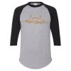 Unisex Three-Quarter Raglan Sleeve Baseball Jersey T-Shirt Thumbnail