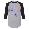 Unisex Three-Quarter Raglan Sleeve Baseball Jersey T-Shirt Thumbnail