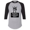 Unisex Three-Quarter Raglan Sleeve Baseball Jersey T-Shirt Thumbnail