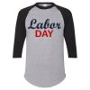 Unisex Three-Quarter Raglan Sleeve Baseball Jersey T-Shirt Thumbnail