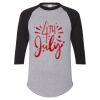 Unisex Three-Quarter Raglan Sleeve Baseball Jersey T-Shirt Thumbnail
