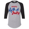 Unisex Three-Quarter Raglan Sleeve Baseball Jersey T-Shirt Thumbnail
