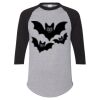 Unisex Three-Quarter Raglan Sleeve Baseball Jersey T-Shirt Thumbnail