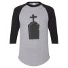 Unisex Three-Quarter Raglan Sleeve Baseball Jersey T-Shirt Thumbnail