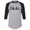 Unisex Three-Quarter Raglan Sleeve Baseball Jersey T-Shirt Thumbnail