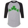 Unisex Three-Quarter Raglan Sleeve Baseball Jersey T-Shirt Thumbnail