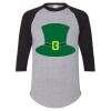 Unisex Three-Quarter Raglan Sleeve Baseball Jersey T-Shirt Thumbnail