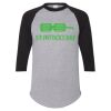 Unisex Three-Quarter Raglan Sleeve Baseball Jersey T-Shirt Thumbnail