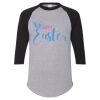 Unisex Three-Quarter Raglan Sleeve Baseball Jersey T-Shirt Thumbnail