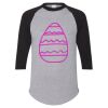 Unisex Three-Quarter Raglan Sleeve Baseball Jersey T-Shirt Thumbnail