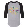 Unisex Three-Quarter Raglan Sleeve Baseball Jersey T-Shirt Thumbnail