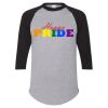 Unisex Three-Quarter Raglan Sleeve Baseball Jersey T-Shirt Thumbnail