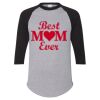 Unisex Three-Quarter Raglan Sleeve Baseball Jersey T-Shirt Thumbnail