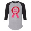 Unisex Three-Quarter Raglan Sleeve Baseball Jersey T-Shirt Thumbnail