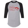 Unisex Three-Quarter Raglan Sleeve Baseball Jersey T-Shirt Thumbnail
