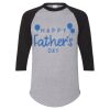 Unisex Three-Quarter Raglan Sleeve Baseball Jersey T-Shirt Thumbnail