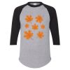 Unisex Three-Quarter Raglan Sleeve Baseball Jersey T-Shirt Thumbnail