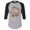 Unisex Three-Quarter Raglan Sleeve Baseball Jersey T-Shirt Thumbnail