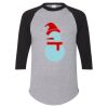 Unisex Three-Quarter Raglan Sleeve Baseball Jersey T-Shirt Thumbnail