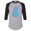 Unisex Three-Quarter Raglan Sleeve Baseball Jersey T-Shirt Thumbnail