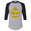 Unisex Three-Quarter Raglan Sleeve Baseball Jersey T-Shirt Thumbnail