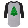 Unisex Three-Quarter Raglan Sleeve Baseball Jersey T-Shirt Thumbnail