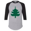 Unisex Three-Quarter Raglan Sleeve Baseball Jersey T-Shirt Thumbnail