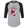 Unisex Three-Quarter Raglan Sleeve Baseball Jersey T-Shirt Thumbnail