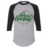 Unisex Three-Quarter Raglan Sleeve Baseball Jersey T-Shirt Thumbnail