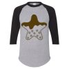Unisex Three-Quarter Raglan Sleeve Baseball Jersey T-Shirt Thumbnail