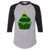 Unisex Three-Quarter Raglan Sleeve Baseball Jersey T-Shirt Thumbnail