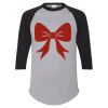 Unisex Three-Quarter Raglan Sleeve Baseball Jersey T-Shirt Thumbnail
