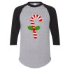 Unisex Three-Quarter Raglan Sleeve Baseball Jersey T-Shirt Thumbnail