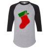 Unisex Three-Quarter Raglan Sleeve Baseball Jersey T-Shirt Thumbnail