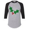 Unisex Three-Quarter Raglan Sleeve Baseball Jersey T-Shirt Thumbnail