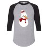 Unisex Three-Quarter Raglan Sleeve Baseball Jersey T-Shirt Thumbnail