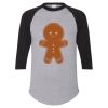 Unisex Three-Quarter Raglan Sleeve Baseball Jersey T-Shirt Thumbnail