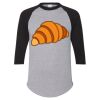 Unisex Three-Quarter Raglan Sleeve Baseball Jersey T-Shirt Thumbnail