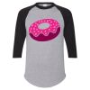 Unisex Three-Quarter Raglan Sleeve Baseball Jersey T-Shirt Thumbnail