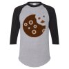 Unisex Three-Quarter Raglan Sleeve Baseball Jersey T-Shirt Thumbnail