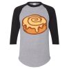 Unisex Three-Quarter Raglan Sleeve Baseball Jersey T-Shirt Thumbnail