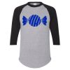 Unisex Three-Quarter Raglan Sleeve Baseball Jersey T-Shirt Thumbnail