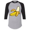 Unisex Three-Quarter Raglan Sleeve Baseball Jersey T-Shirt Thumbnail