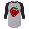 Unisex Three-Quarter Raglan Sleeve Baseball Jersey T-Shirt Thumbnail
