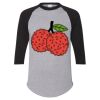 Unisex Three-Quarter Raglan Sleeve Baseball Jersey T-Shirt Thumbnail